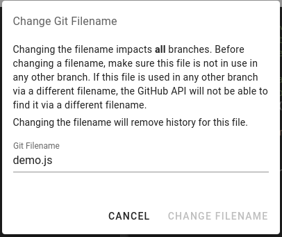 Change Filename